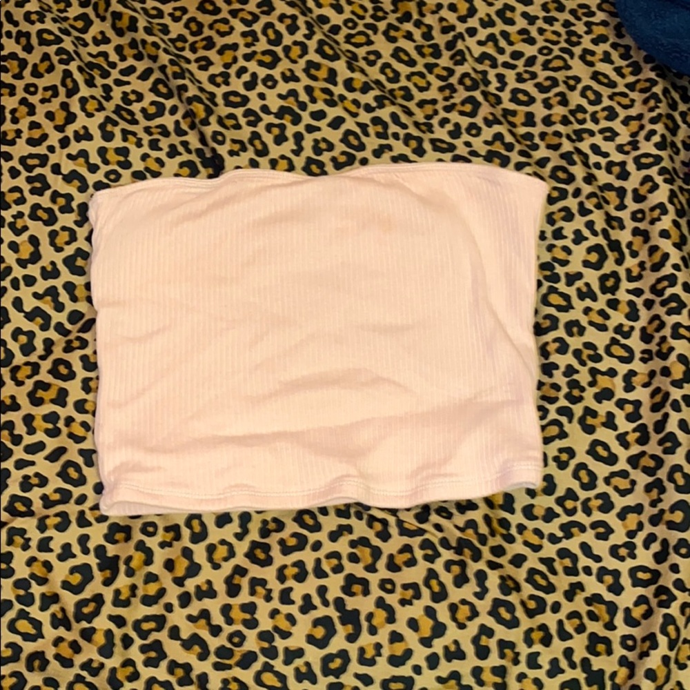 Pink tube top from hollister